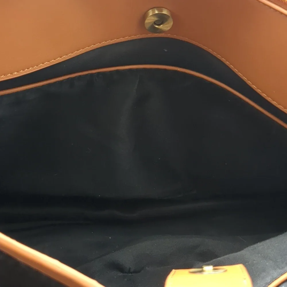 Ecosusi Black And Tan Tote Bag